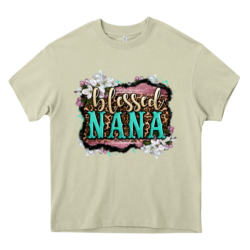 Blessed Nana Heavy Core Tee by OliviaCreatesArt | Teevron