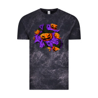 Cloud Black halloween pumpkin patch  1 Vintage Tee - BundleAndBundleShop