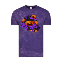 Cloud Purple halloween pumpkin patch  1 Vintage Tee - BundleAndBundleShop
