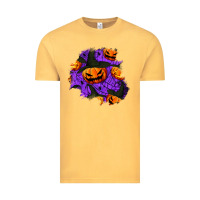 Vintage Mustard halloween pumpkin patch  1 Vintage Tee - BundleAndBundleShop