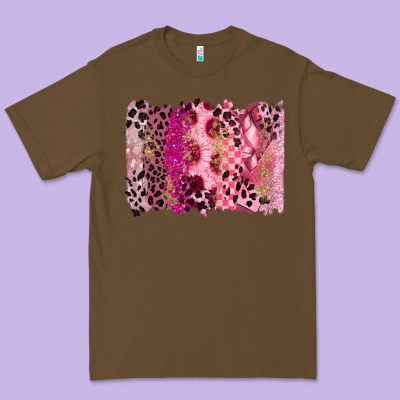 Breast Cancer Brushstroke Premium Tee Designed By Fadigitalartstudio