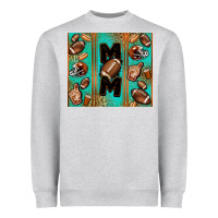 Heather Grey American football mom Heavyweight Sweatshirt - Jasminsmagicworld