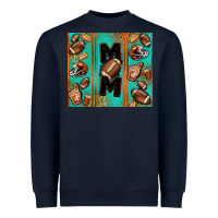 Navy American football mom Heavyweight Sweatshirt - Jasminsmagicworld