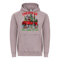 Vintage Zinc christmas farm fresh Vintage Hoodie - CowhideDigitalArt