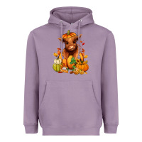 Lavender Fall Autumn heifer pumpkin Heavyweight Hoodie - RanaPortraitStore