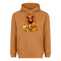 Meerkat Fall Autumn heifer pumpkin Heavyweight Hoodie - RanaPortraitStore