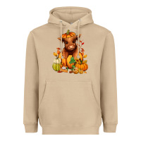 Mushroom Fall Autumn heifer pumpkin Heavyweight Hoodie - RanaPortraitStore