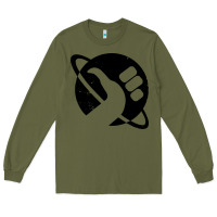 Army Green hitchhike Long Sleeve Tee - baoMotion