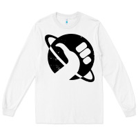 White hitchhike Long Sleeve Tee - baoMotion