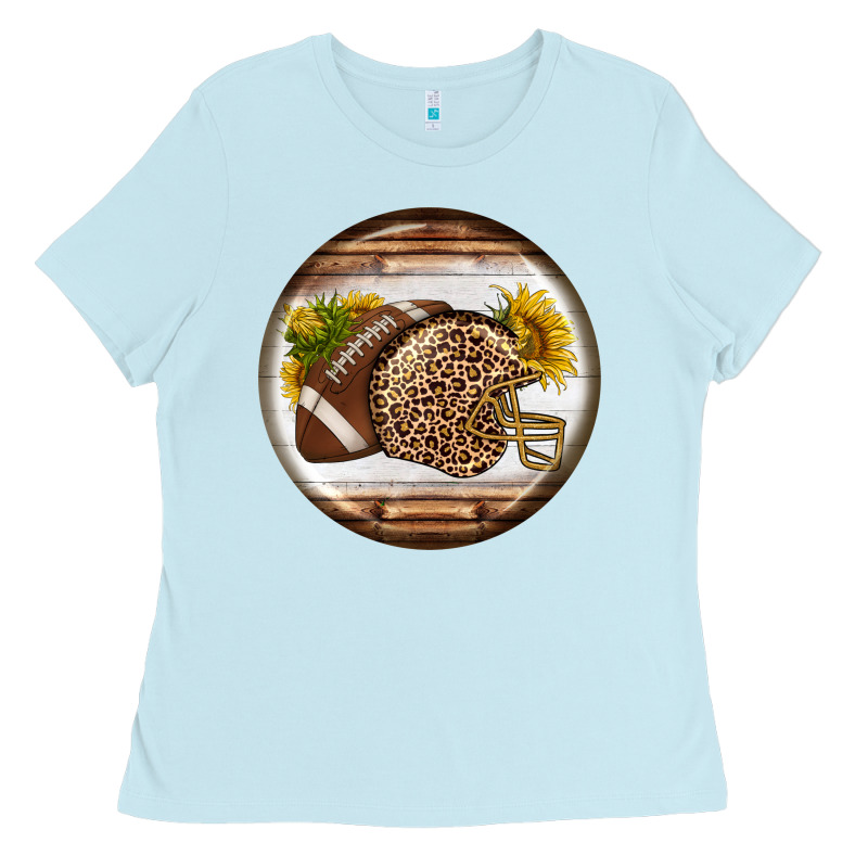 American Football Round Earrings Ladies Tee by BundleAndBundleShop | Teevron