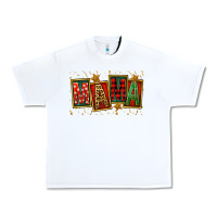 White mama christmas Urban Heavy Tee - FaDigitalArtStudio
