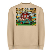 Mushroom farm animals red barn tumbler 20oz Heavyweight Sweatshirt - Jasminsmagicworld