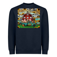 Navy farm animals red barn tumbler 20oz Heavyweight Sweatshirt - Jasminsmagicworld