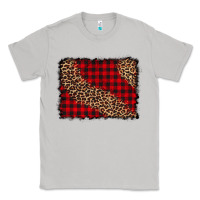 Moon Dust leopard buffalo plaid background Classic Tee - CowCowDesign