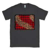 Smoke leopard buffalo plaid background Classic Tee - CowCowDesign