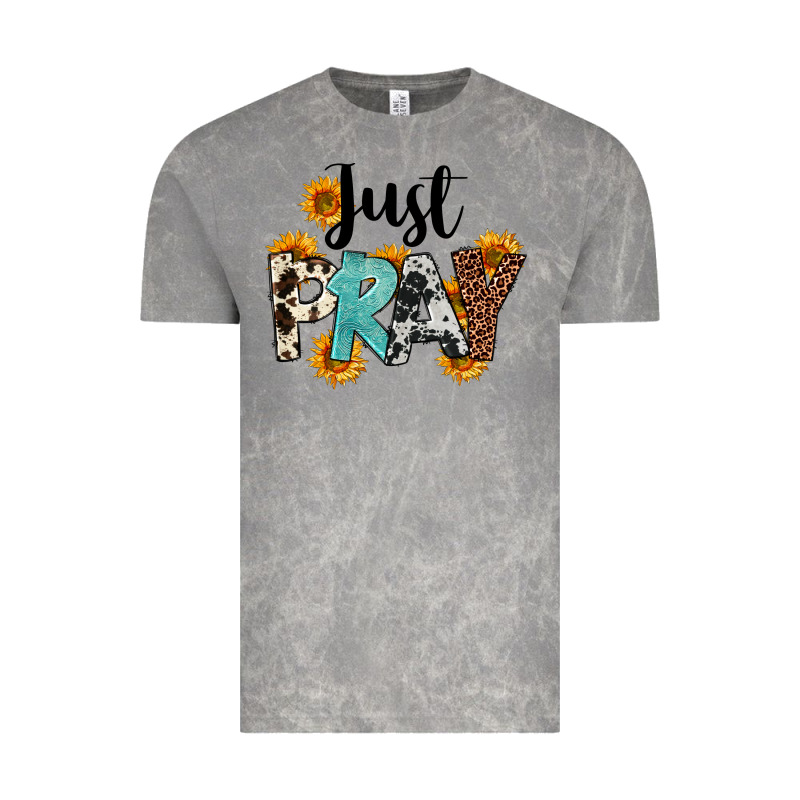 Just Pray Vintage Tee by FaDigitalArtStudio | Teevron