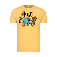 Vintage Mustard Just Pray Vintage Tee - FaDigitalArtStudio