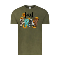 Vintage Olive Just Pray Vintage Tee - FaDigitalArtStudio