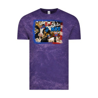Cloud Purple Red White Moo Heifers Vintage Tee - RanaPortraitStore