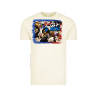 Vintage Arctic Red White Moo Heifers Vintage Tee - RanaPortraitStore