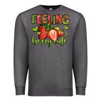 Charcoal Heather feeling berry cute strawberry Premium Sweatshirt - Jasminsmagicworld