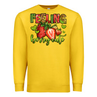 Lemon feeling berry cute strawberry Premium Sweatshirt - Jasminsmagicworld