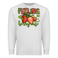 Oatmeal Heather feeling berry cute strawberry Premium Sweatshirt - Jasminsmagicworld
