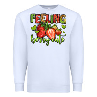 White feeling berry cute strawberry Premium Sweatshirt - Jasminsmagicworld