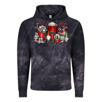 Cloud Black Christmas Coffee Drink Vintage Hoodie - CowhideDigitalArt