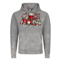 Cloud Rock Christmas Coffee Drink Vintage Hoodie - CowhideDigitalArt