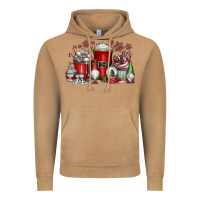 Vintage Camel Christmas Coffee Drink Vintage Hoodie - CowhideDigitalArt