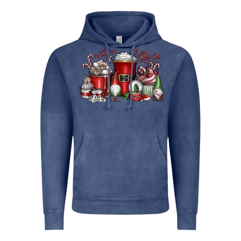 Christmas Coffee Drink Vintage Hoodie by CowhideDigitalArt | Teevron