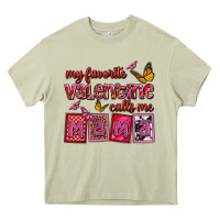 Mossy my favorite valentine calls me mama Heavy Core Tee - OliviaCreatesArt