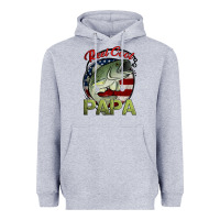 Heather Grey reel cool papa fishing Heavyweight Hoodie - Jasminsmagicworld