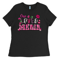 Black one loved mama valentine's day Ladies Tee - FaDigitalArtStudio