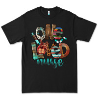Black One Loved Nurse Premium Tee - FaDigitalArtStudio