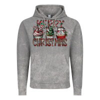 Cloud Rock Merry Christmas Vintage Hoodie - CowhideDigitalArt
