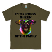Army Green i'm the rainbow sheep of the family suffolk sheep Classic Tee - Artiststas