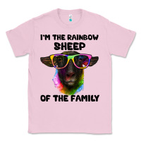 Bubblegum Pink i'm the rainbow sheep of the family suffolk sheep Classic Tee - Artiststas