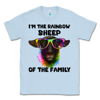 Dusty Blue i'm the rainbow sheep of the family suffolk sheep Classic Tee - Artiststas
