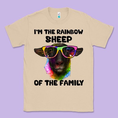 I'm The Rainbow Sheep Of The Family Suffolk Sheep Classic Tee Designed By Artiststas