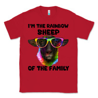 Red i'm the rainbow sheep of the family suffolk sheep Classic Tee - Artiststas