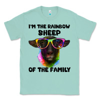 Seafoam i'm the rainbow sheep of the family suffolk sheep Classic Tee - Artiststas