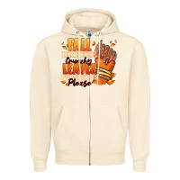 Sandshell Fall breeze crunchy leaves pumpkins please Zipper Hoodie - RanaPortraitStore