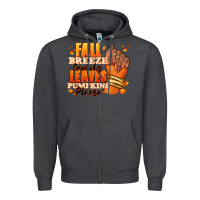 Smoke Fall breeze crunchy leaves pumpkins please Zipper Hoodie - RanaPortraitStore