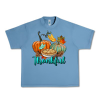 Pebble Blue thankful pumpkins Urban Heavy Tee - BundleAndBundleShop