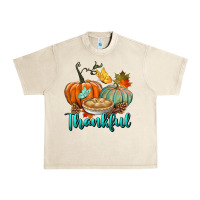 Sandshell thankful pumpkins Urban Heavy Tee - BundleAndBundleShop
