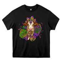 Black simmental mardi gras Heavy Core Tee - OliviaCreatesArt