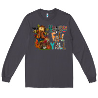 Smoke happy fall y all Long Sleeve Tee - CowhideDigitalArt
