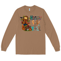 Toasted Coconut happy fall y all Long Sleeve Tee - CowhideDigitalArt